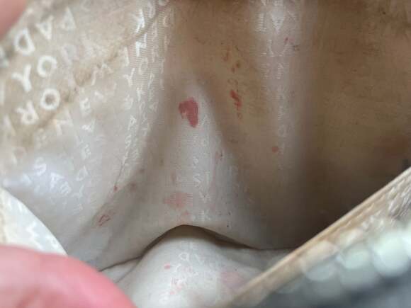 Kate Spade Larchmont Avenue Tori Crossbody Bag Silver Metallic Pebble Leather - Picture 6 of 7